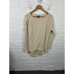 Michael Stars Cream Crew Neck Sweater